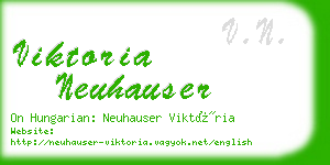 viktoria neuhauser business card